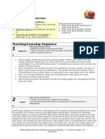 Teaching/Learning Sequence: Allyse Holcomb Lesson Plan For Readiness