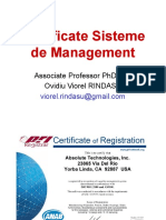 Certificate Sisteme