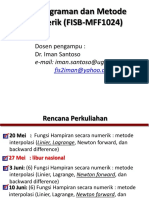 Kuliah 2 Turunan Secara Numerik PDF