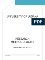  Research Methodologies 