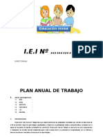 Plan Anual de Trabajo Ed Inicial 2016 Modelo