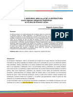 La Política y El Discurso, Más Allá de La Estructura, E. G. Rojas