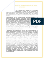 El Papel Del Trabajo en La Transformación Del Mono Al Hombre