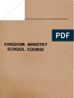 Watchtower: Kingdom Ministry School Course, 1972