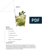 Receta de Mojito PERUANO