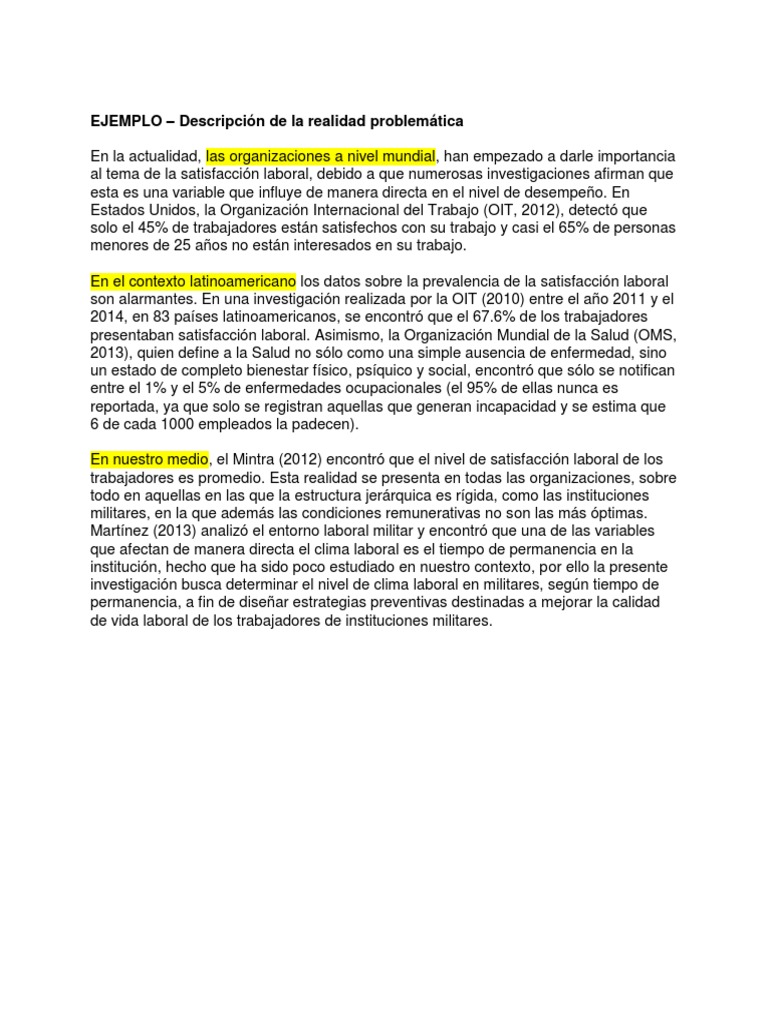 EJEMPLO Descripcion Del Problema