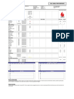 Oil Analysis Report: Test Details