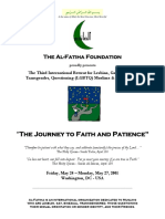 Al-Fatiha Retreat Program Book - Washington, DC (May 2001)