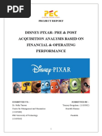 Disney-Pixar Merger Case Study 2006 | PDF | Pixar | The Walt Disney Company