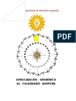 Aproximación Gnomónica Al Calendario Mapuche