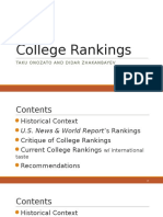 College Rankings
