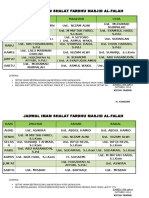 Jadwal Imam Al-Falah 1438 Maret 2017 @@@