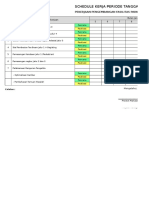 Schedule Kerja 6 Januari