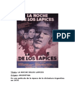 La Noche de Los Lapices