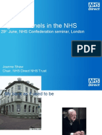 Joanne Shaw Digital Channels in The NHS