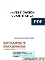 INVESTIGACIÓN CUANTITATIVA