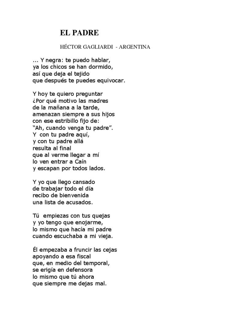 El Padre Poema | PDF
