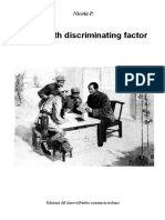 Eighth Discriminating Factor