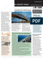Business Events News for Mon 24 Apr 2017 - NSW secures startup festival, This is Gold Coast line-up announced, ITB China to focus on MICE, and much more