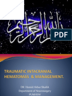 Traumatic Ic Hematomas & Management
