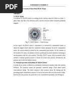 Experiment Number: 9 AIM:-To Speed Control of Three Phase BLDC Motor. Theory: - 2.1 BLDC Motor