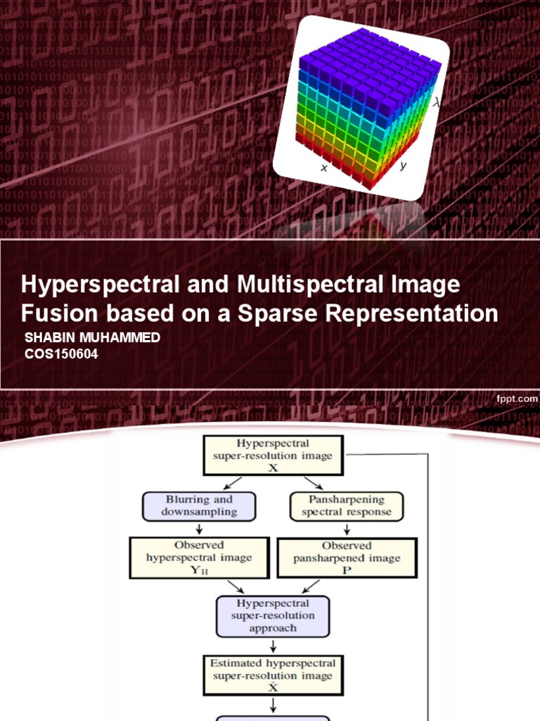 Hyperspectral and Multispectral Fusion Techniques | PDF