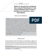 Effectiveness of Quantum Learning For Te PDF