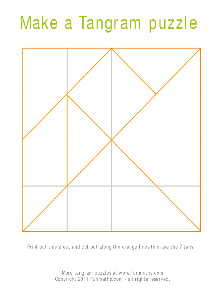 Tangram Template | PDF