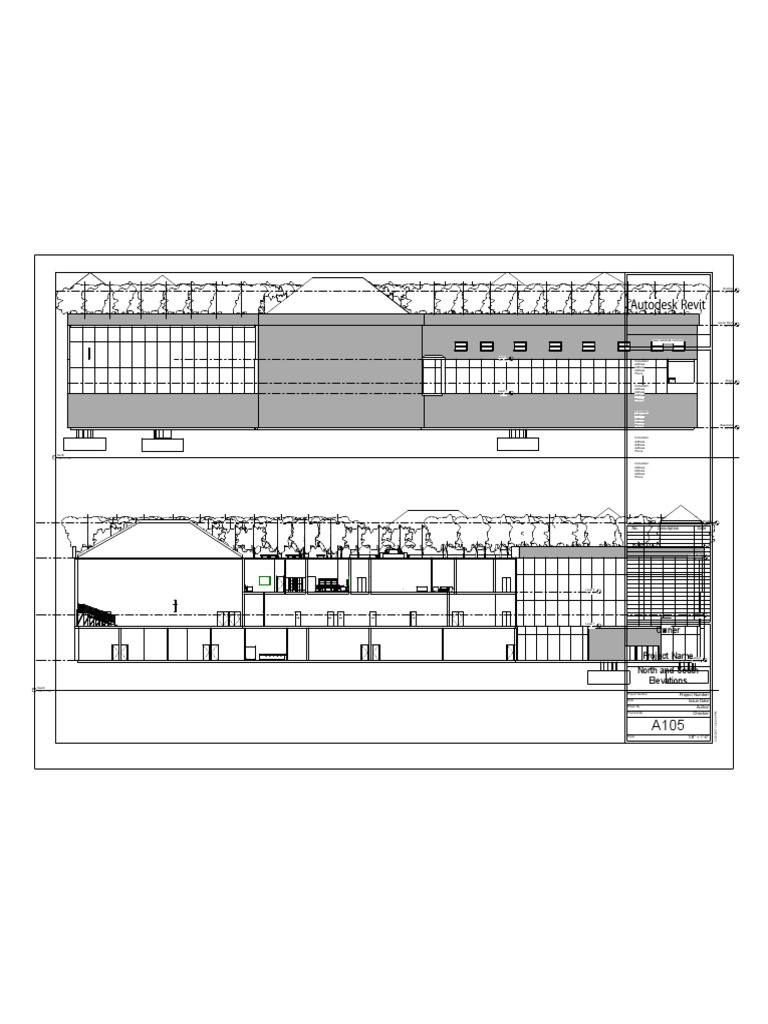 North and South Elevations Overview | PDF | Building | Building Technology