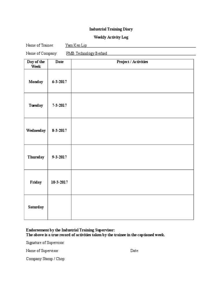 industrial-training-diary-template-pdf