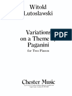 Lutoslawski Paganini Variations PDF