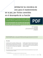 La Responsabilidad de Los Miembros de Las Operaciones para El Mantenimiento de La Paz, Por Ilicitos Cometid PDF