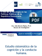 El Rol de La Psicología en Las Políticas Públicas de La República Dominicana