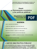 El Pensamiento económico  y las políticas públicas