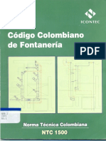 Fontaneria Norma Tecnica Colombiana Ntc 1500