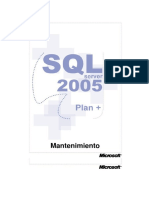 Para MOODLE 2 ManualSQLServer2005 - Mantenimiento Vfinal PDF