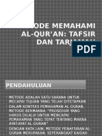 Metode Tafsir Al-Qur'an