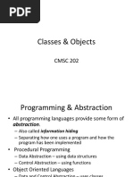 Classes and Objects