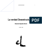 La verdad desestructurada: un argumento contra la concepción correspondentista