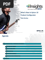 What's New in Epicor 10 Product Configurator