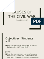 Causes of the Civil War 1