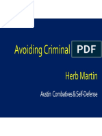 Avoiding Criminal Assaults Herb M