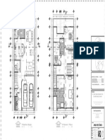 plano Arquitectonico diseño casa habitación 3 niveles 