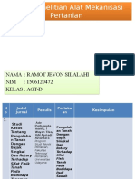 Jurnal Penelitian Alat Mekanisasi Pertanian