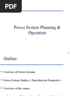 Power System Planning & Operation