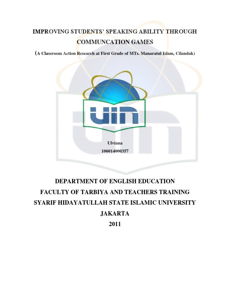 Enhance Speaking Skills with Games | PDF | Career & Growth
