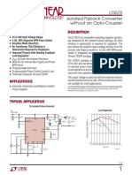 Features Description: LT3575 Isolated Flyback Converter Without An Opto-Coupler