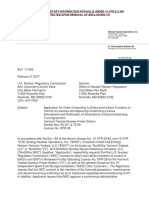 Original Vermont Yankee Transfer Application From Entergy