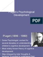 Piaget's Psychological Development