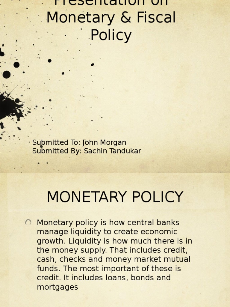 Understanding Monetary and Fiscal Policy | PDF | Fiscal Policy ...